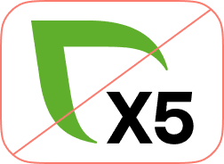 пример неправильного использования логотипа